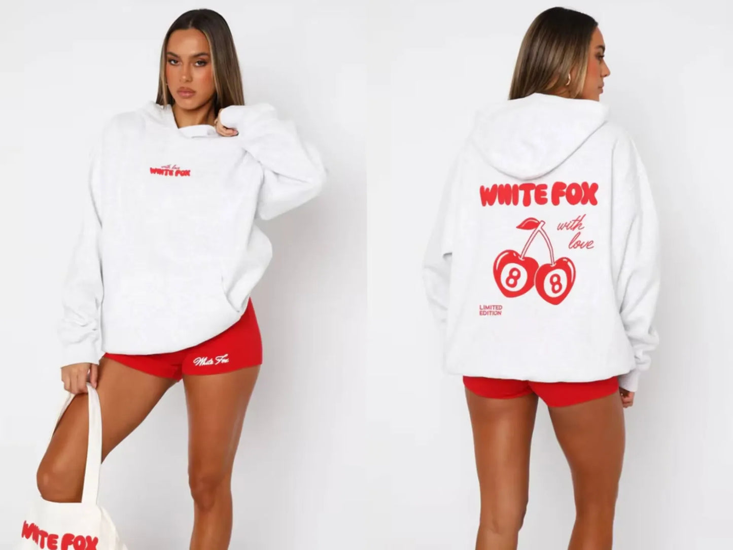 White Fox Hoodie