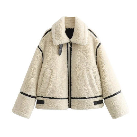 Artificial Fur Effect Jacket