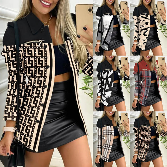 Long Sleeve Printed Jacket