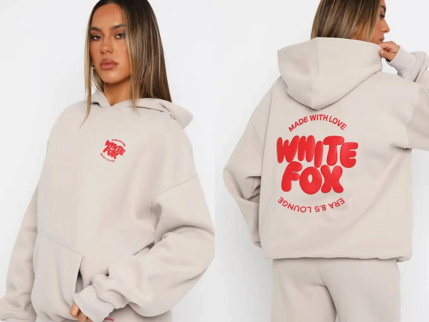 White Fox Hoodie